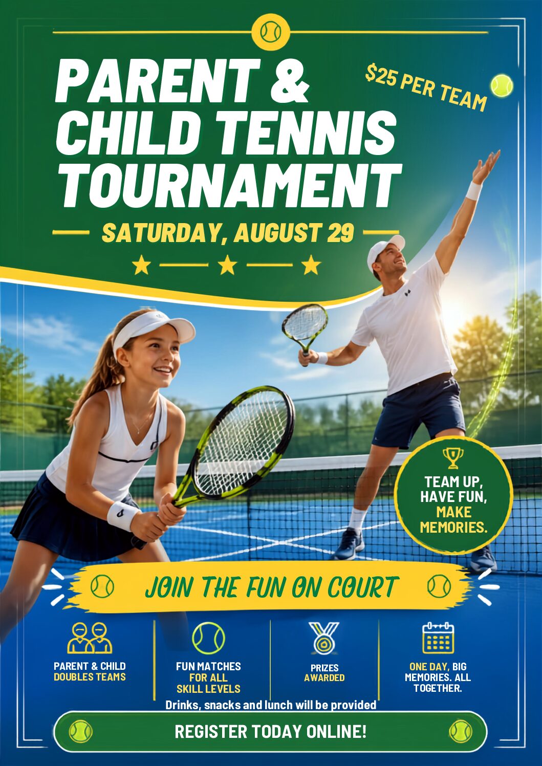ParentChild Tennis Tournament Flyer (1)